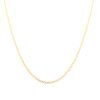 14k Yellow Gold Cuban Hollow Chain (1mm) 16"/1.4g